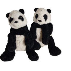 IKEA KRAMIG panda plüss 33cm 2 db szemből használt állapot