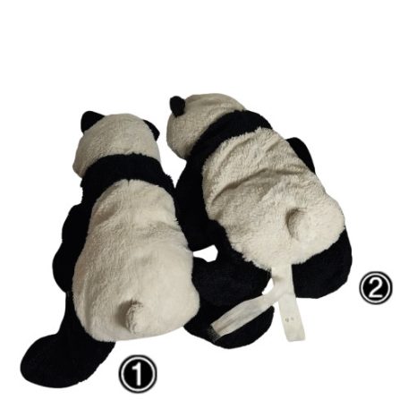 IKEA KRAMIG panda plüss 33cm hátulról címke 2 db
