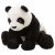 IKEA KRAMIG panda plüss 33cm szemből hímzett szemek