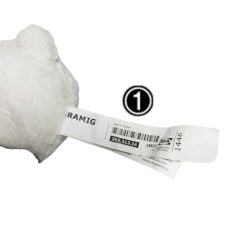  IKEA KRAMIG panda plüss címke 1-es változat 302.213.16