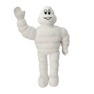 Michelin Man plüss Bibendum kabalafigura 33 cm újszerű fehér integet