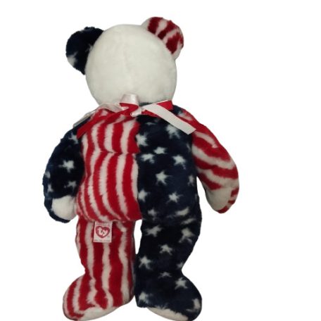 Ty Amerikai mintás maci plüss 37 cm