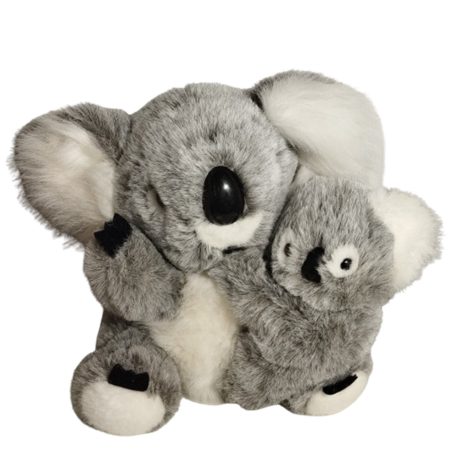  IKEA SÖTAST koala mama és bébi plüss szemből 30cm