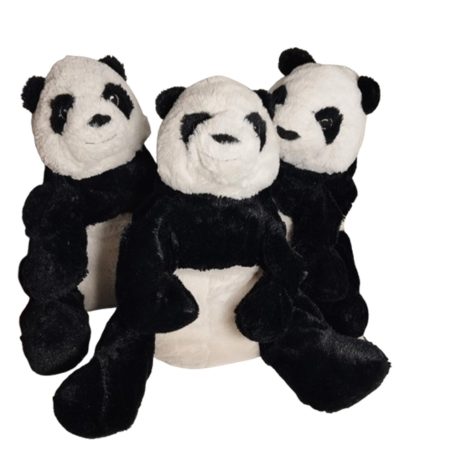 IKEA KRAMIG panda plüss 33cm 3 db együtt ülő póz kitűnő állapot
