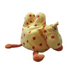 IKEA BARNSLIG KAMAL teve plüss 34cm oldalról kétpúpú csíkos láb