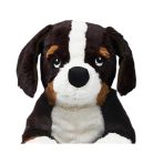 IKEA HOPPIG bernáthegyi plüss kutya fej közelről 36cm