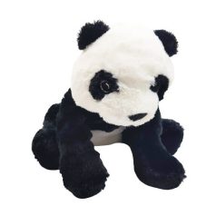  IKEA KRAMIG panda plüss 33cm szemből hímzett szemek