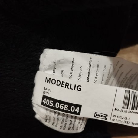 IKEA MODERLIG feketepárduc plüss  55 cm