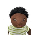 Színesbőrű puha testű baba