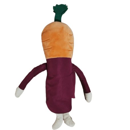 Aldi Kevin sárgarépa plüssfigura