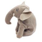  IKEA DJUNGELSKOG elefánt plüss ülő póz, szürke, 12 cm