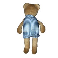 IKEA FABLER BJÖRN maci plüss 21cm hátulról kék csíkos 2. darab