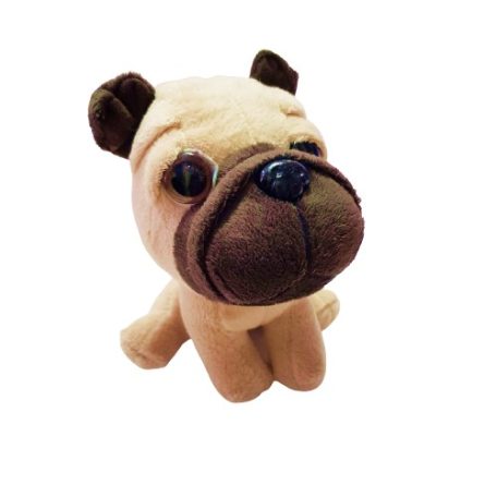 Mopsz kutya plüss Nagyszemű