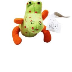 IKEA SÖT BARNSLIG krokodil plüss elölnézet címkével