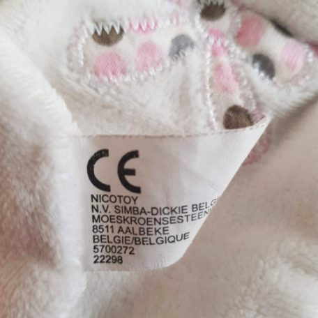 Nyuszis szundikendő alvókendő  NICOTOY