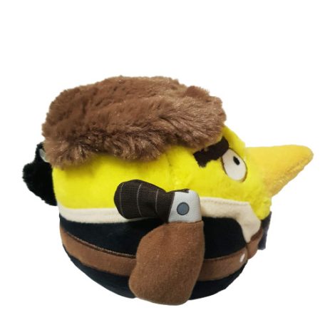 Angry Birds Star Wars Han Solo plüss oldalnézet blaster pisztolytok barna öv