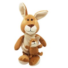 Kinder Kenguru plüss kicsinyével