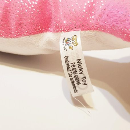 Delfin plüss 40 cm Glitteres szemű Nicky Toy