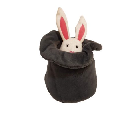 IKEA nyuszi plüss kalapban / felhúzós, dallamot játszó