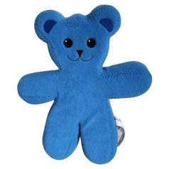 IKEA UNICEF BRUM kék maci plüss 1999, hajlítható drótos kar, 32 cm vintage ritka