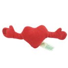 IKEA FAMNIG HJÄRTA szív plüss kinyújtott kezekkel, piros tépőzáras, 27 cm címkés
