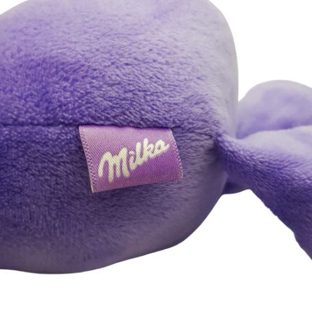Milka lila nyúl plüss szemüveggel