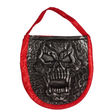 Koponyás cukorkagyűjtő táska Halloween