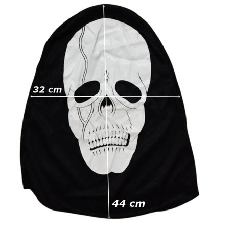 Koponya maszk, álarc Textil