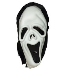 Sikoly álarc Csuklyás