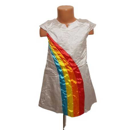 K3 szivárványos jelmez  128 cm