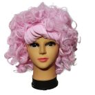 Rózsaszín göndör paróka