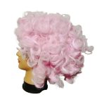 Rózsaszín göndör paróka