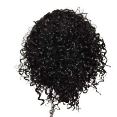 Fekete göndör paróka