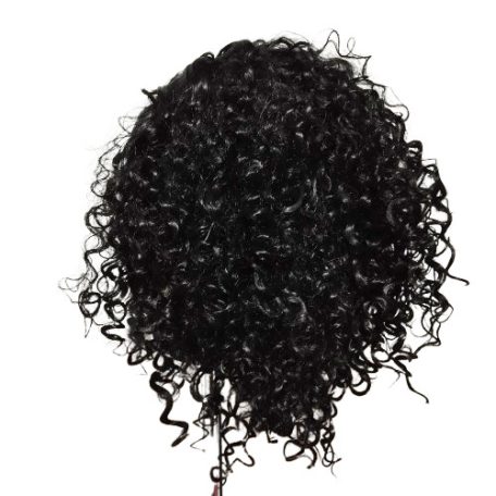 Fekete göndör paróka