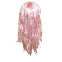 Rózsaszín hosszú paróka