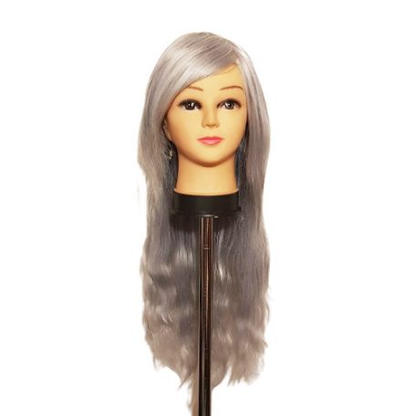 Ezüstös szőke hosszú paróka 70 cm