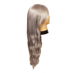 Ezüstös szőke hosszú paróka 70 cm