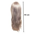 Ezüstös szőke hosszú paróka 70 cm