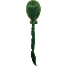 Zöld copfos paróka 96 cm