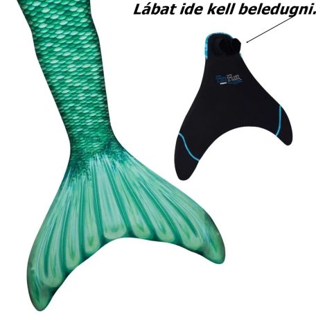 Fin Fun Sellő jelmez uszonnyal 