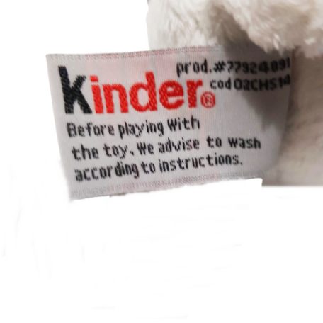 Eredeti Kinder bevarrt címke termékkóddal 77324891
