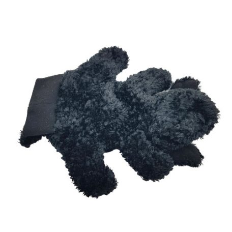 IKEA KLAPPAR DJUR fekete kutya kézbáb 25cm belső kézrész mandzsetta