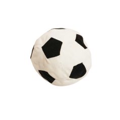 IKEA puha plüss focilabda 20 cm, klasszikus fekete-fehér mintával babáknak