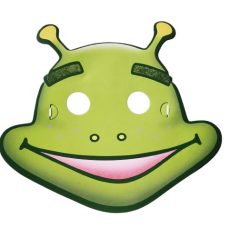 Űrlény álarc Zöld