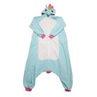 Unikornis plüss jelmez / pizsama Kék SAZAC S/M