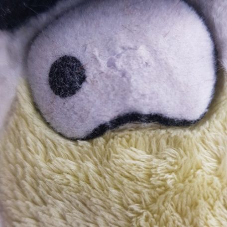 Angry Birds Matilda plüss jobb szem szakadás 1 cm fehér műanyag közelről
