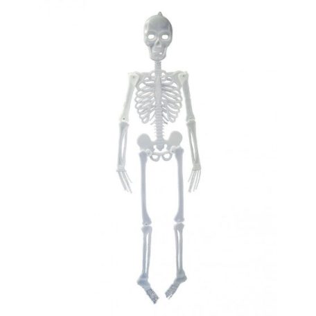 Halloween fluoreszkáló akasztható csontváz 150 cm