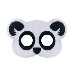 Panda álarc Filc