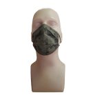 Khaki zöld koponyás textil szájmaszk
