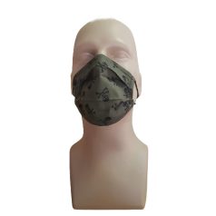 Khaki zöld koponyás textil szájmaszk